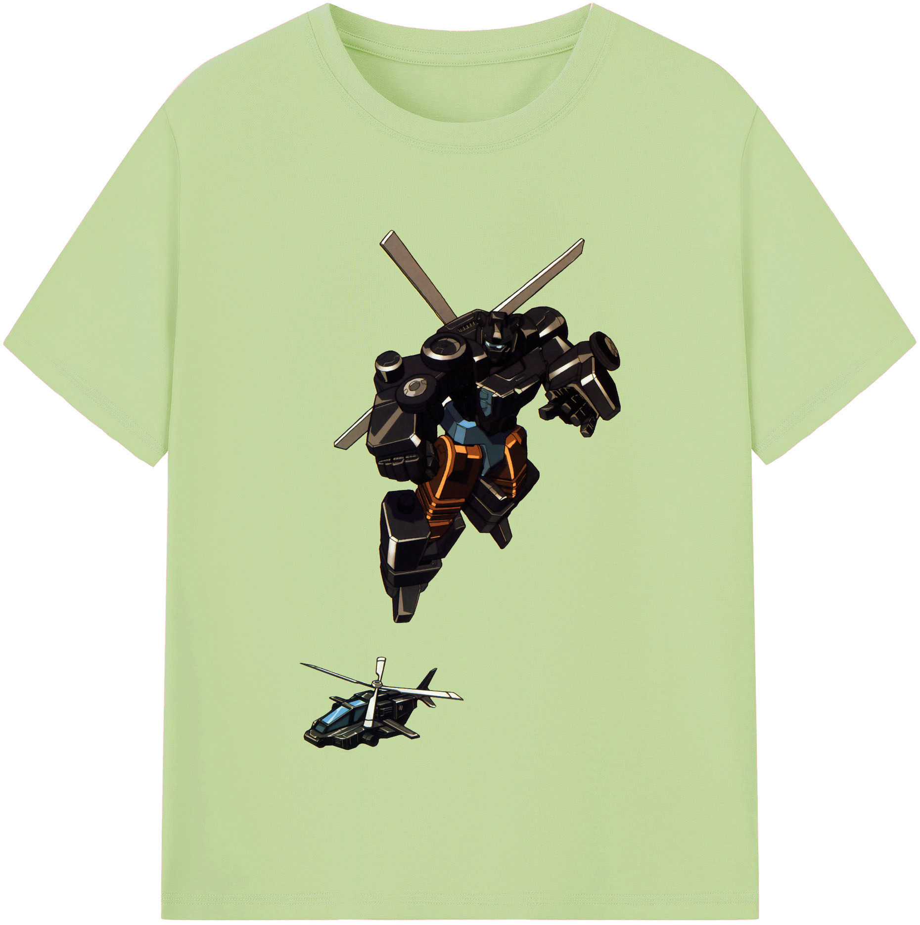 （画像用）  綿100％半袖Tシャツ（フロントプリント）
